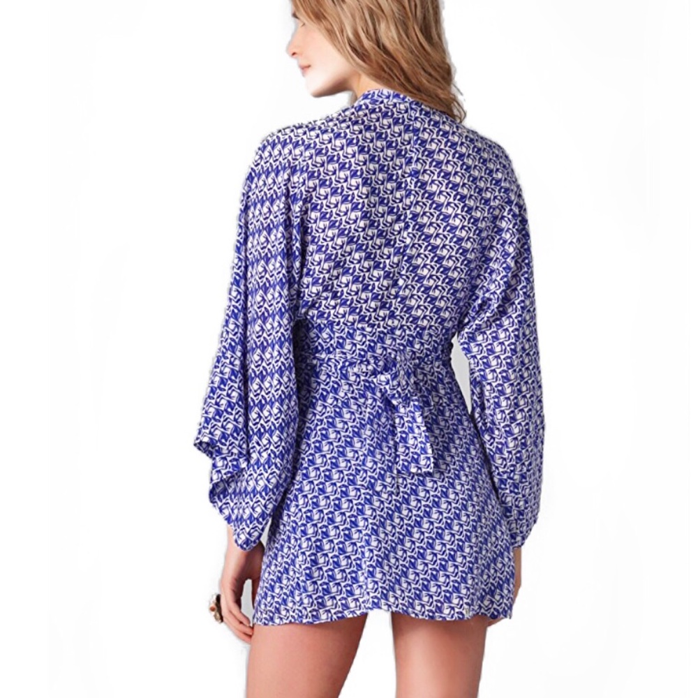 Issa London Silk Kimono Dress - Picture 4 of 8